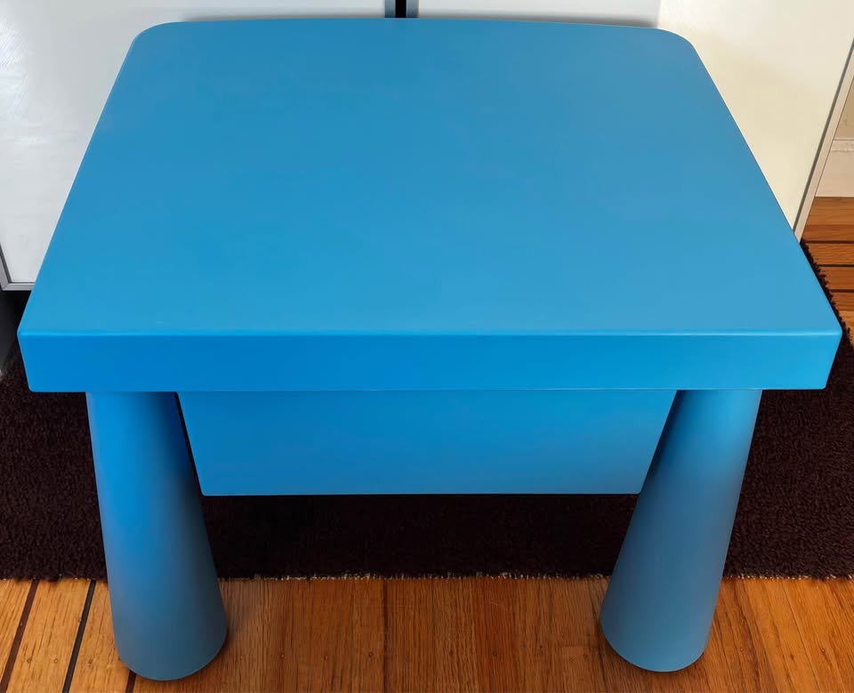 IKEA Mammut Blue Kids’ Activity Table - Like New - photo 4