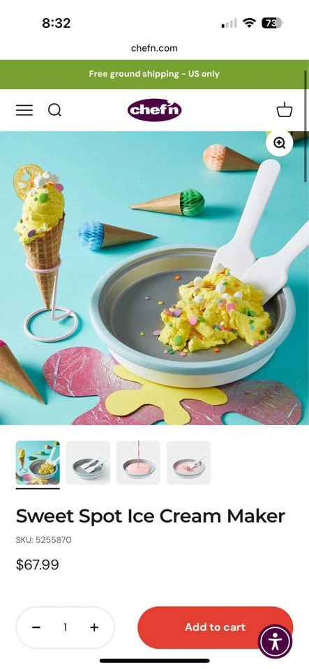 Chef'N Ice Cream Maker - photo 3