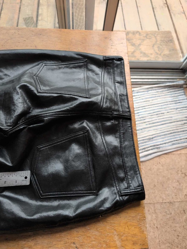 AGOLDE Pants Faux Leather Size 28 - photo 5