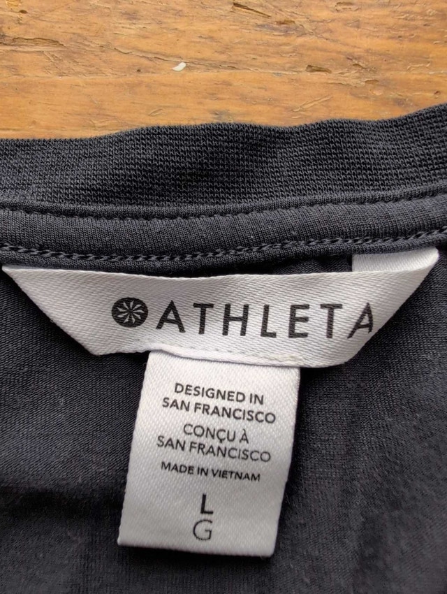 Athleta Top Mens Large Navy Blue - photo 2