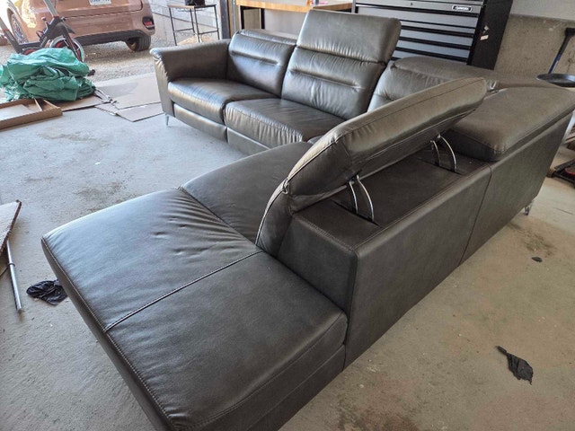 Sectional Leather Couch - photo 4