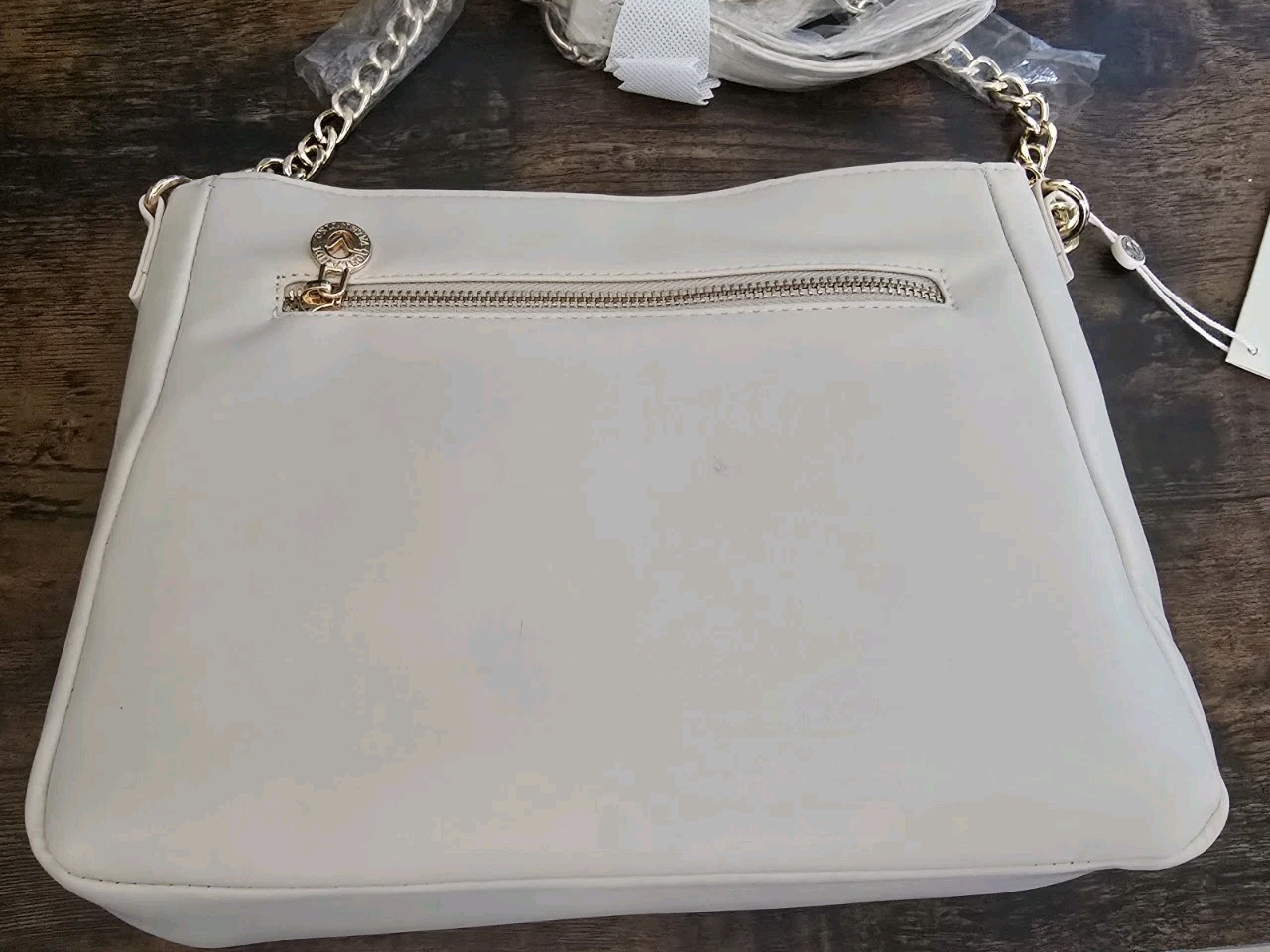 Valentino Orlandi Quilted Shoulder Bag - Bone (Vegan Leather) - photo 2