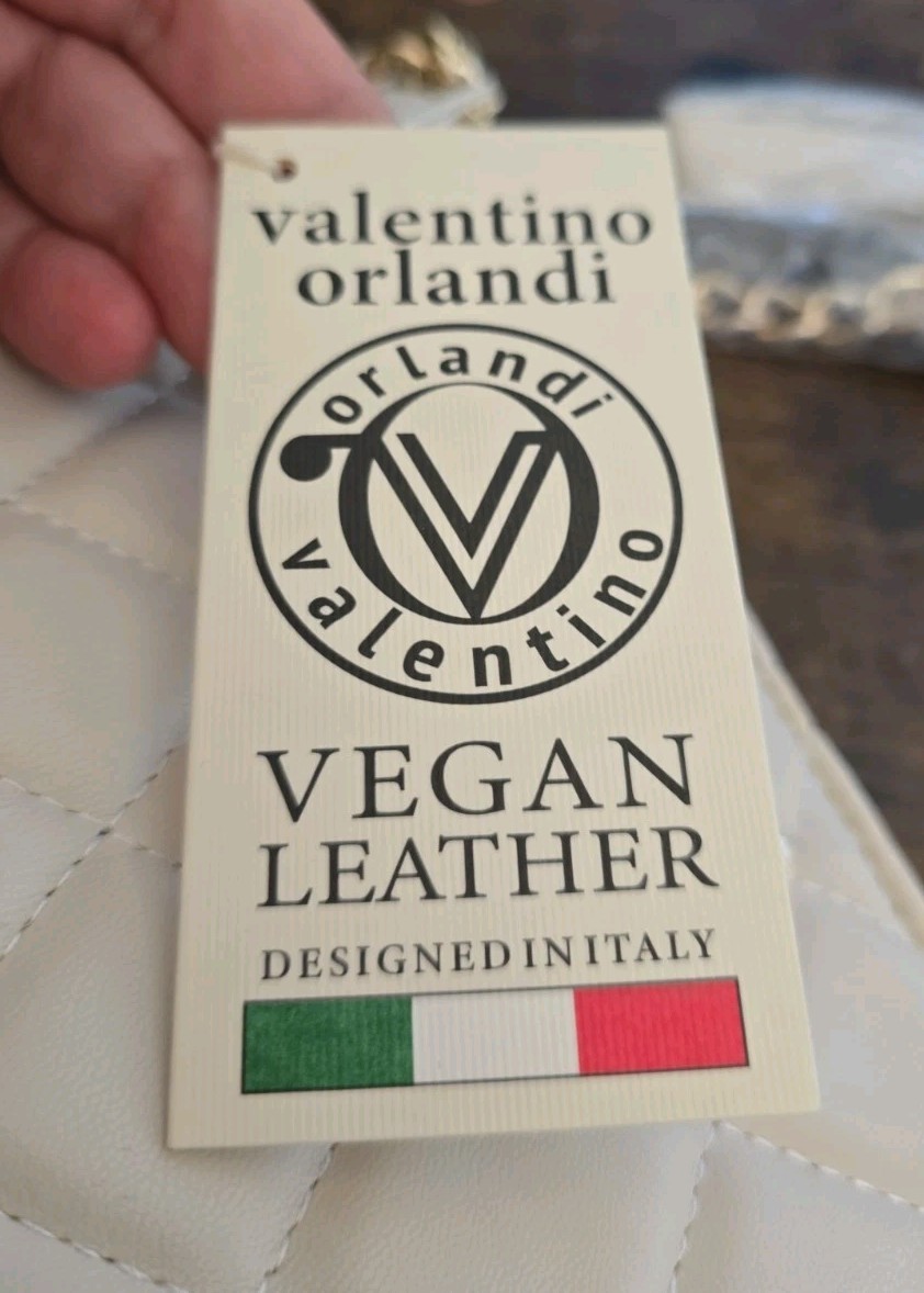 Valentino Orlandi Quilted Shoulder Bag - Bone (Vegan Leather) - photo 4