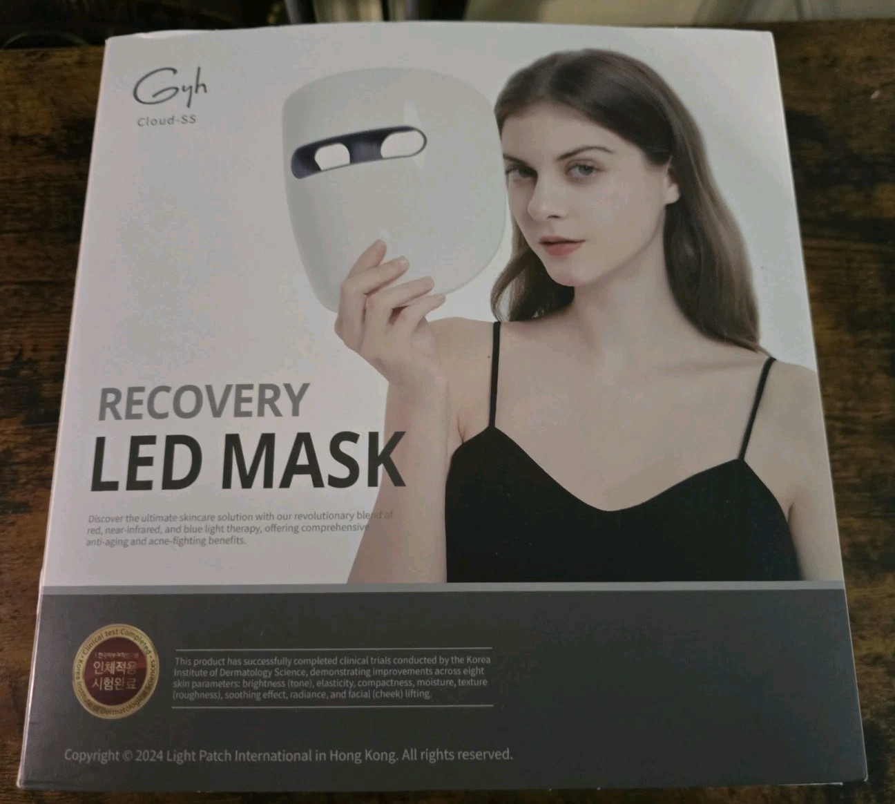 Gyh Recovery LED Red Light Face Mask Blue Infrared Wireless