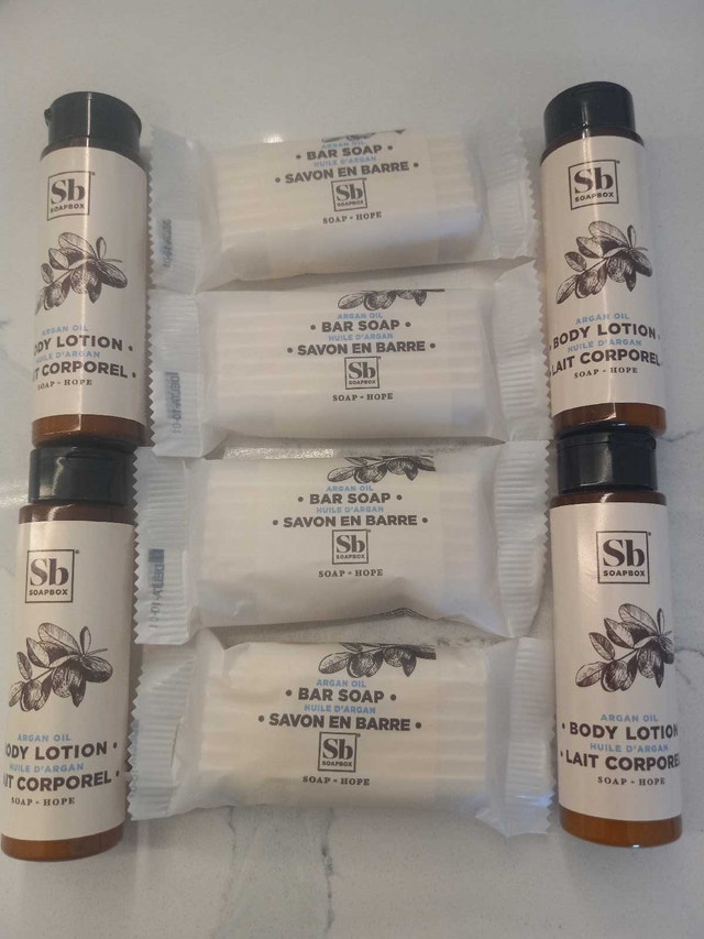 Soapbox Argan Oil Soap & Lotion 8 Pieces