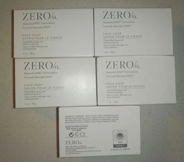 ZERO% Face Soap 5 Pieces NEW - photo 2