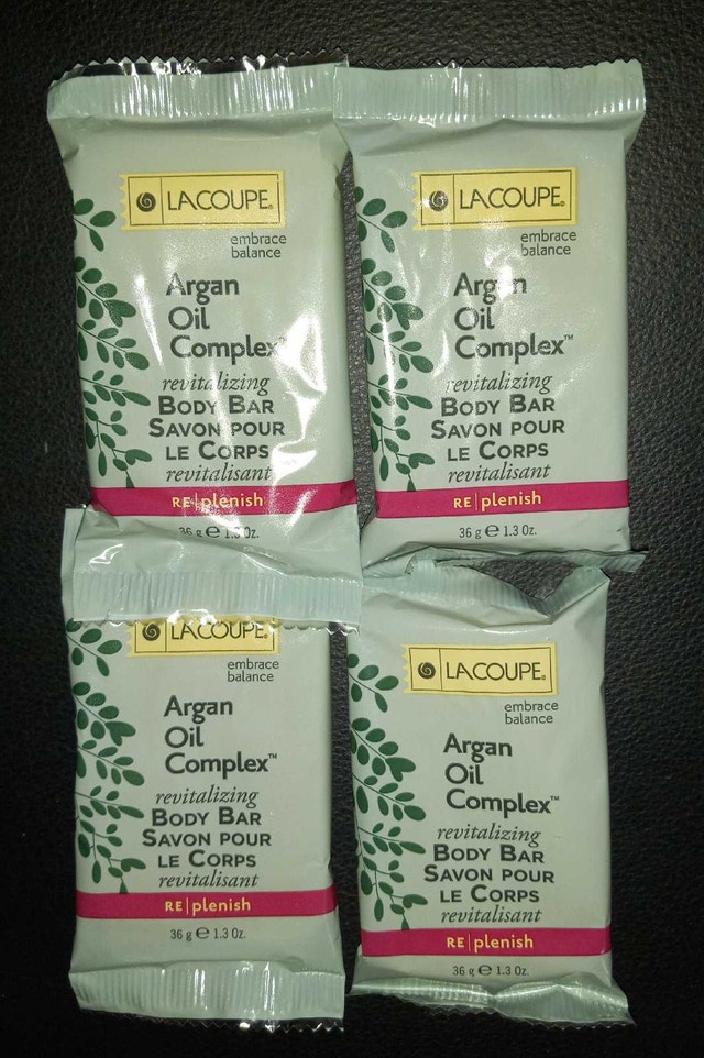 La Coupe Argan Oil Soap Set of 4 NEW