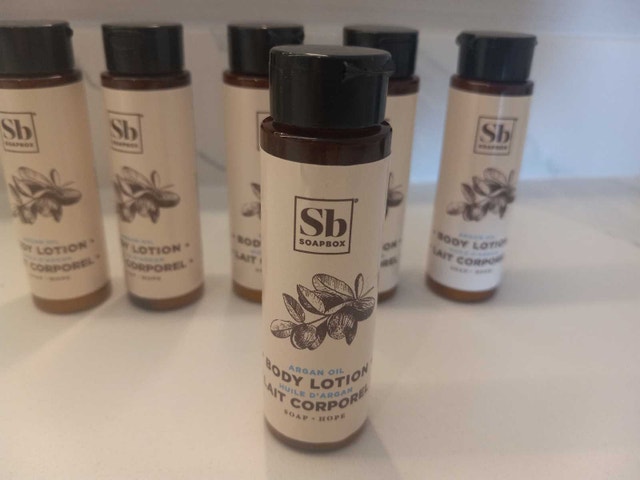 Soapbox Argan Oil Body Lotion - 6 x 30ml Bottles
