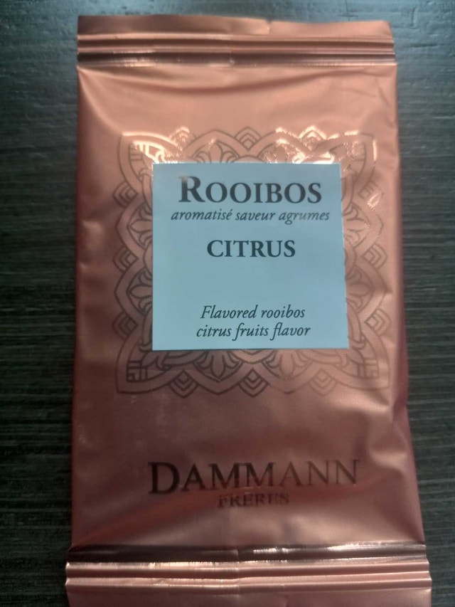 Dammann Frères Rooibos Citrus Tea 5 Tea Bags - photo 2