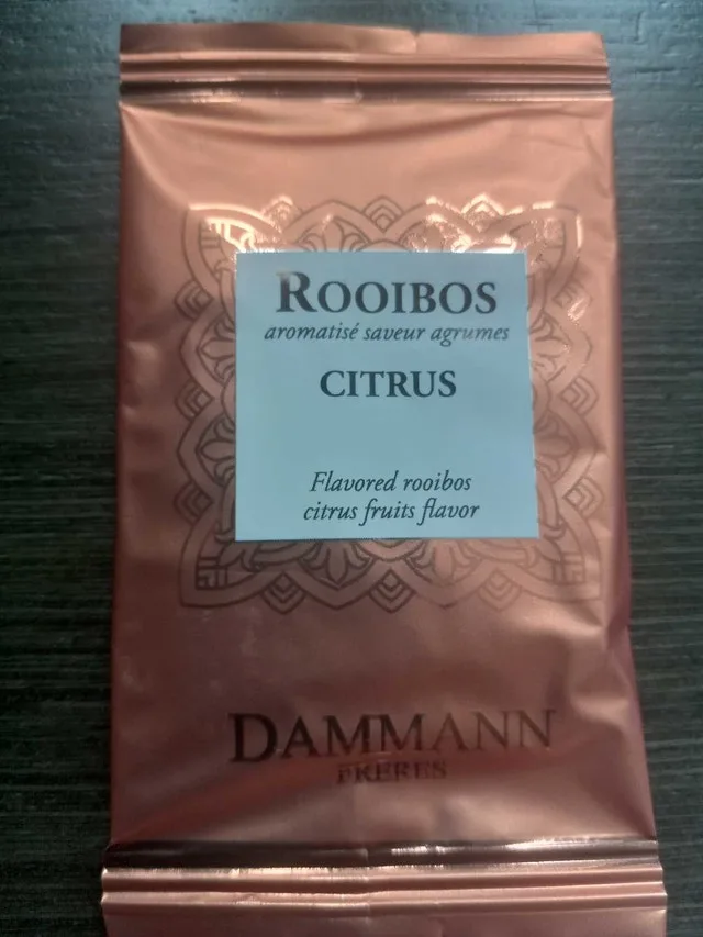 Dammann Frères Rooibos Citrus Tea 5 Tea Bags - photo 2