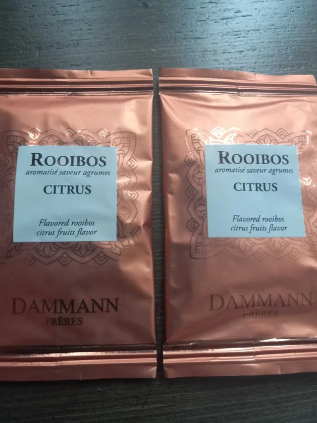 Dammann Frères Rooibos Citrus Tea 5 Tea Bags - photo 5