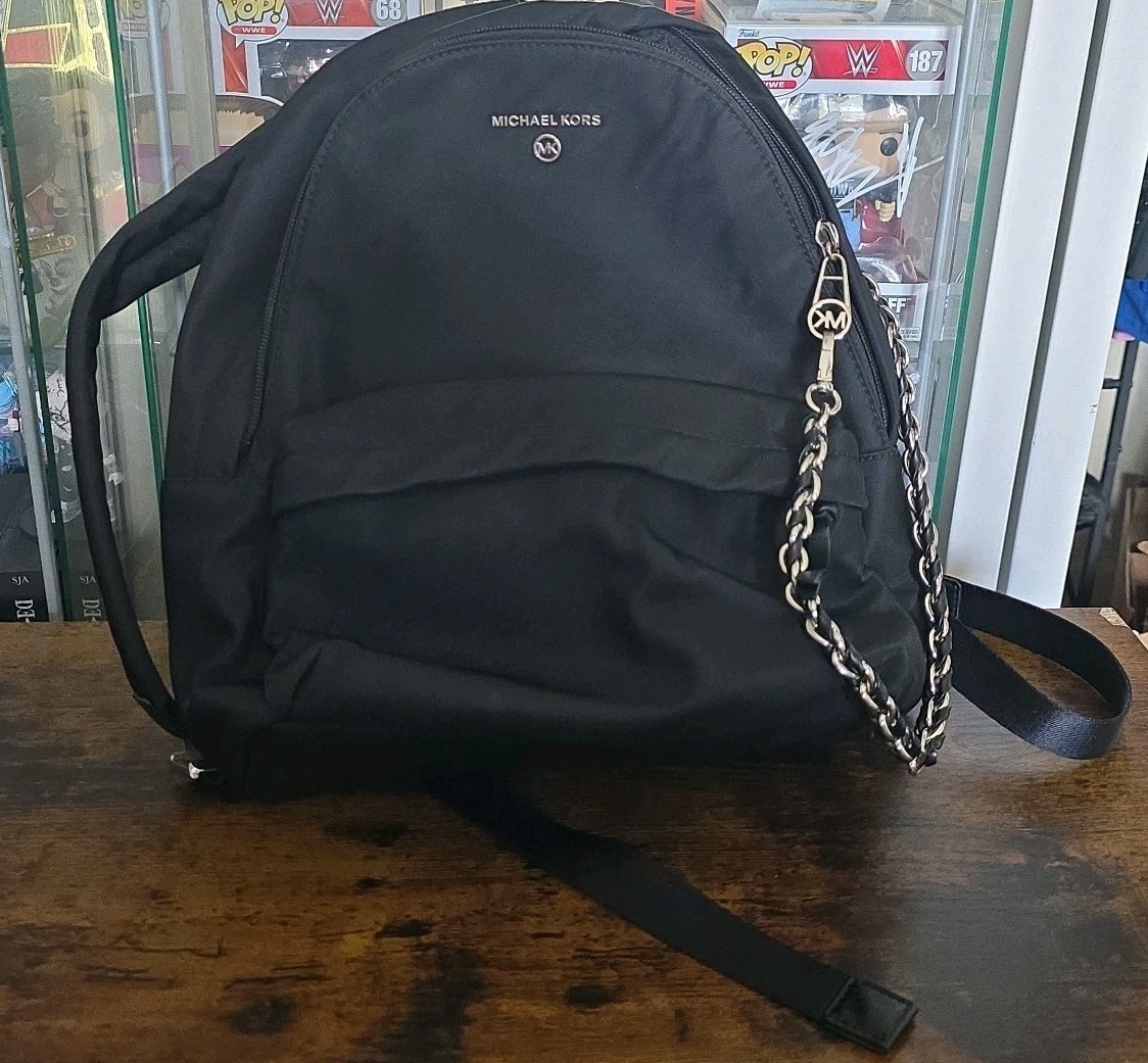 Michael Kors Slater Black Medium Nylon Backpack - photo 2