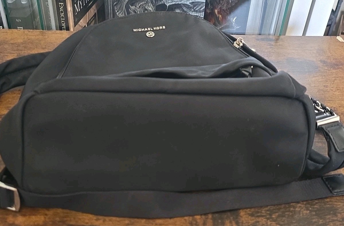 Michael Kors Slater Black Medium Nylon Backpack - photo 4