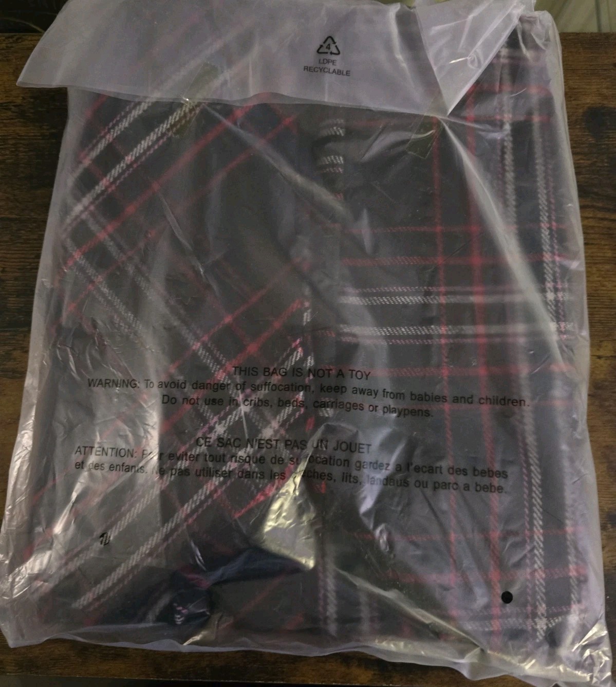 Victoria's Secret Holiday Plaid Tote Bag - photo 2