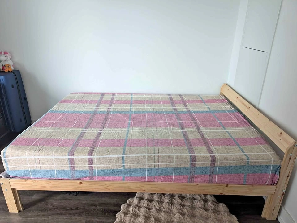 IKEA NEIDEN Pine Bed Frame - Full/Double