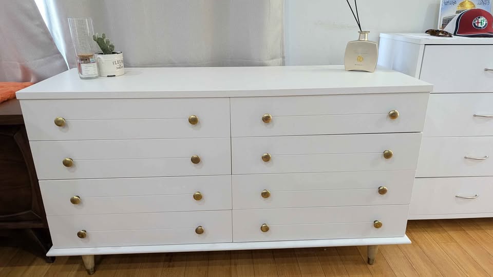 Classy Refinished MCM Accent Solidwood Dresser - photo 3