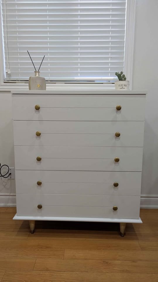 Refinished MCM Tallboy Dresser Chest of Drawers. Can Deliver - photo 2