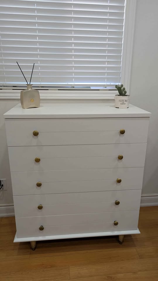 Refinished MCM Tallboy Dresser Chest of Drawers. Can Deliver - photo 4