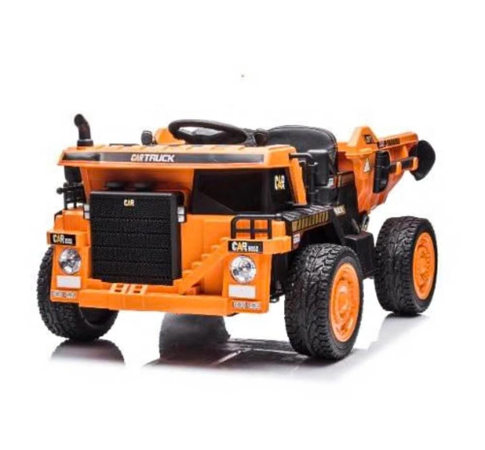 NEW SEALED 12V Kids Ride-On Dump Truck w/ RC & Rubber Wheels