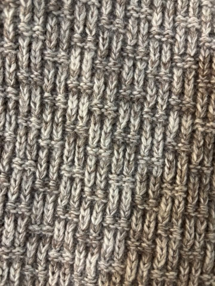 Light Cable Knit Sweater with Drawstring Neck - Turkish Sweater - photo 5