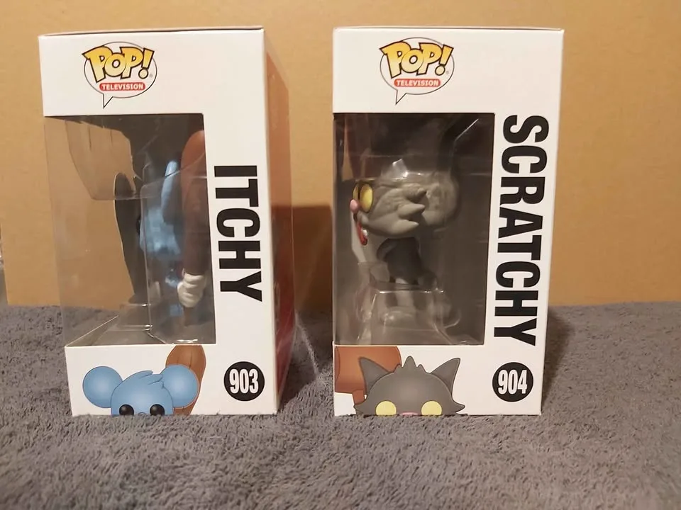 The Simpsons- Funko Pop! ( Itchy & Scratchy ) Bundle "NEW" image indicator(3)