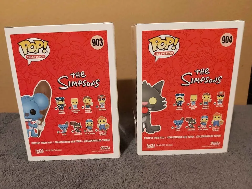 The Simpsons- Funko Pop! ( Itchy & Scratchy ) Bundle "NEW" image indicator(5)