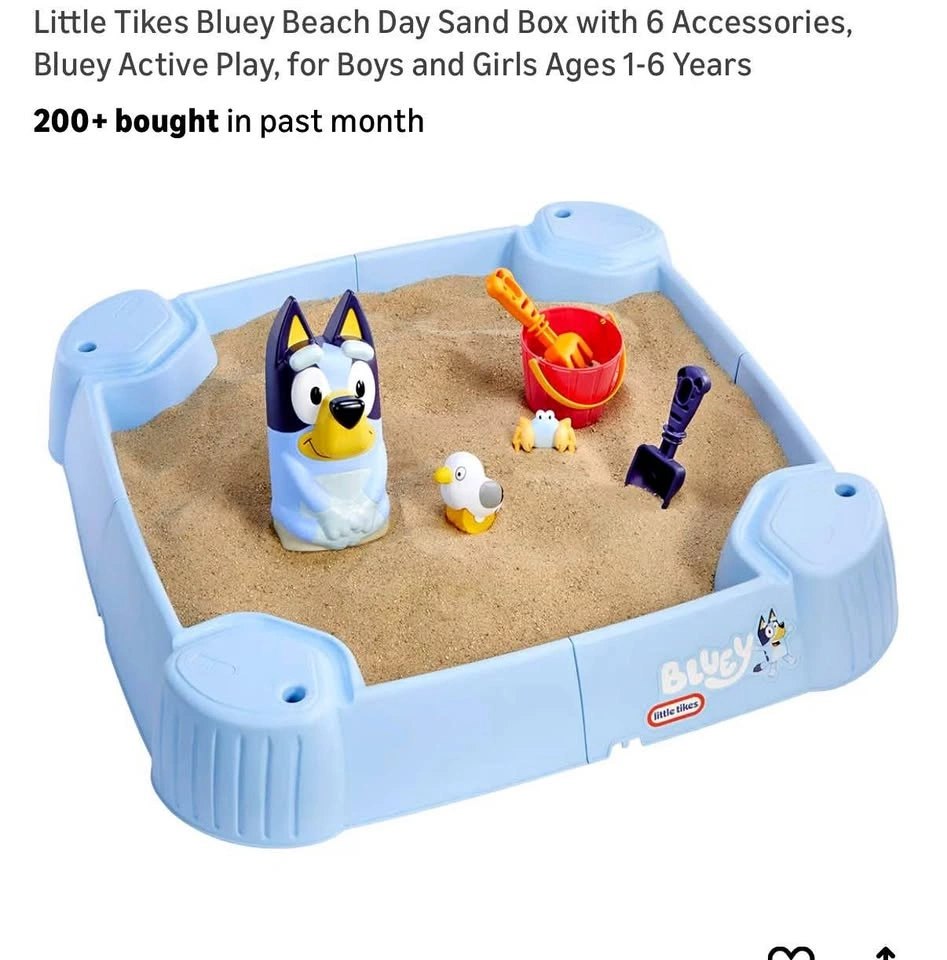 Little Tikes Bluey Beach Day Sandbox