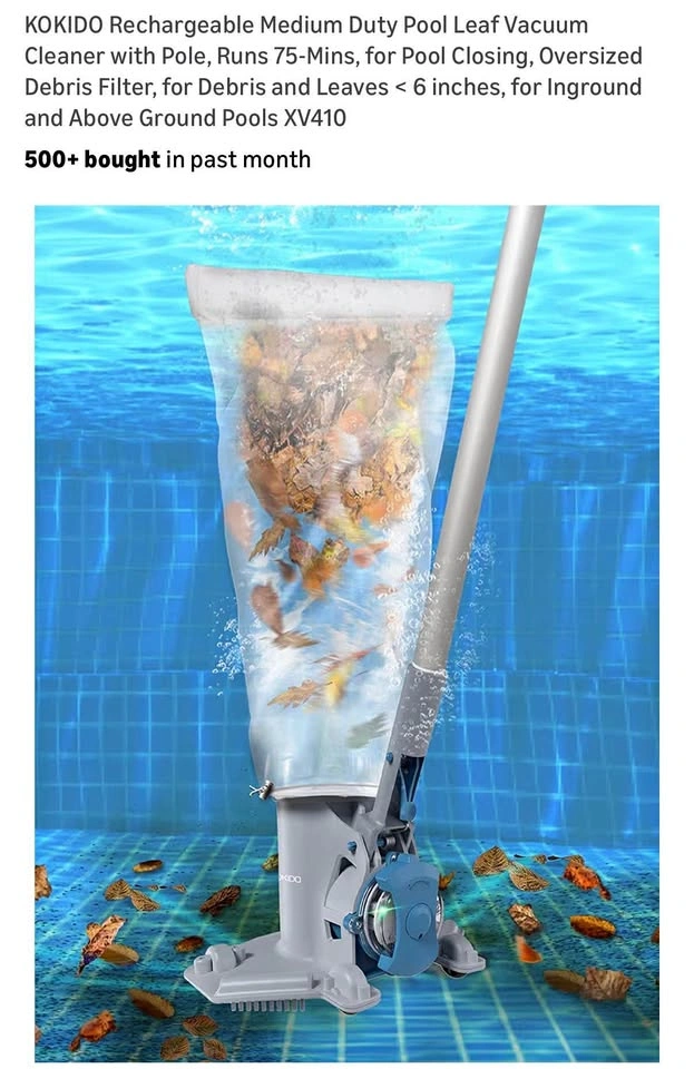 Brand new Kokido Pool Vacuum cleaner Xtrovac 410