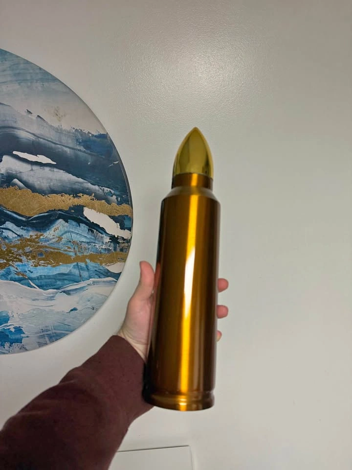 BRAND NEW Bullet-Shaped Thermos - Hunting Gift / Military Gag Gi