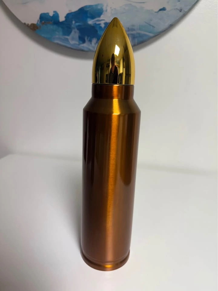BRAND NEW Bullet-Shaped Thermos - Hunting Gift / Military Gag Gi - photo 2