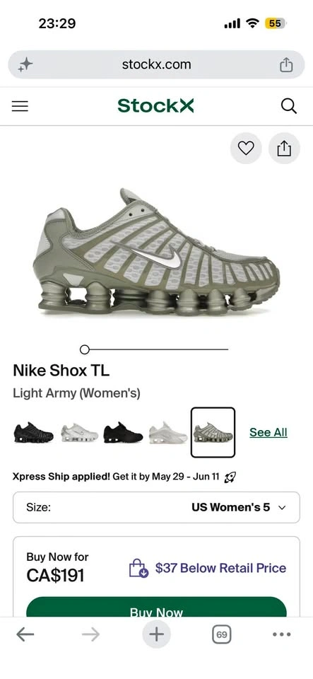 Nike Shox TL (Women's)