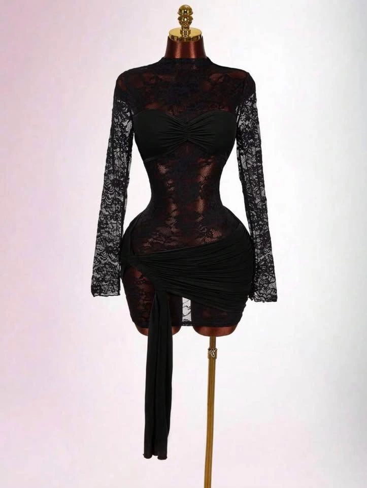 Lace Bodycon Dress - photo 2