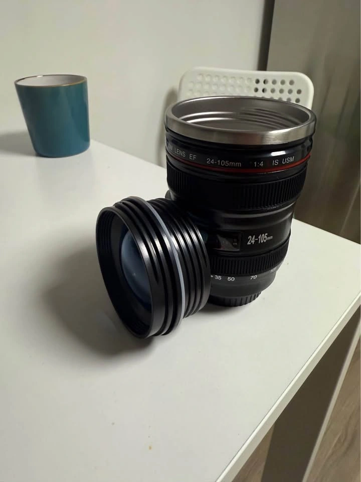 Camera Lens Coffee Mug - Unique Photography Travel Cup - photo 2