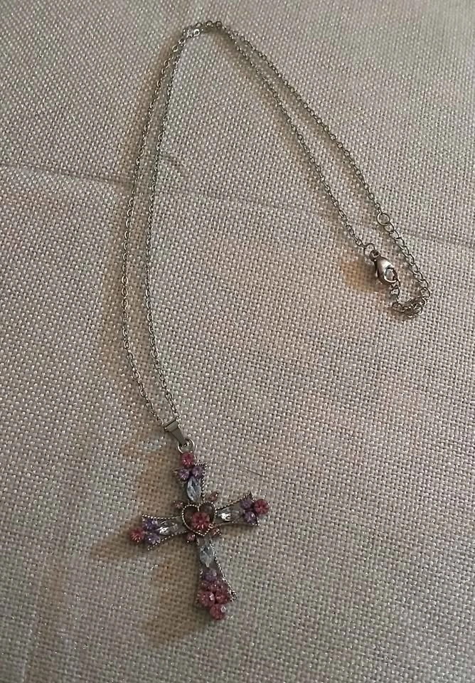 New Gemstone Cross Necklace - photo 2