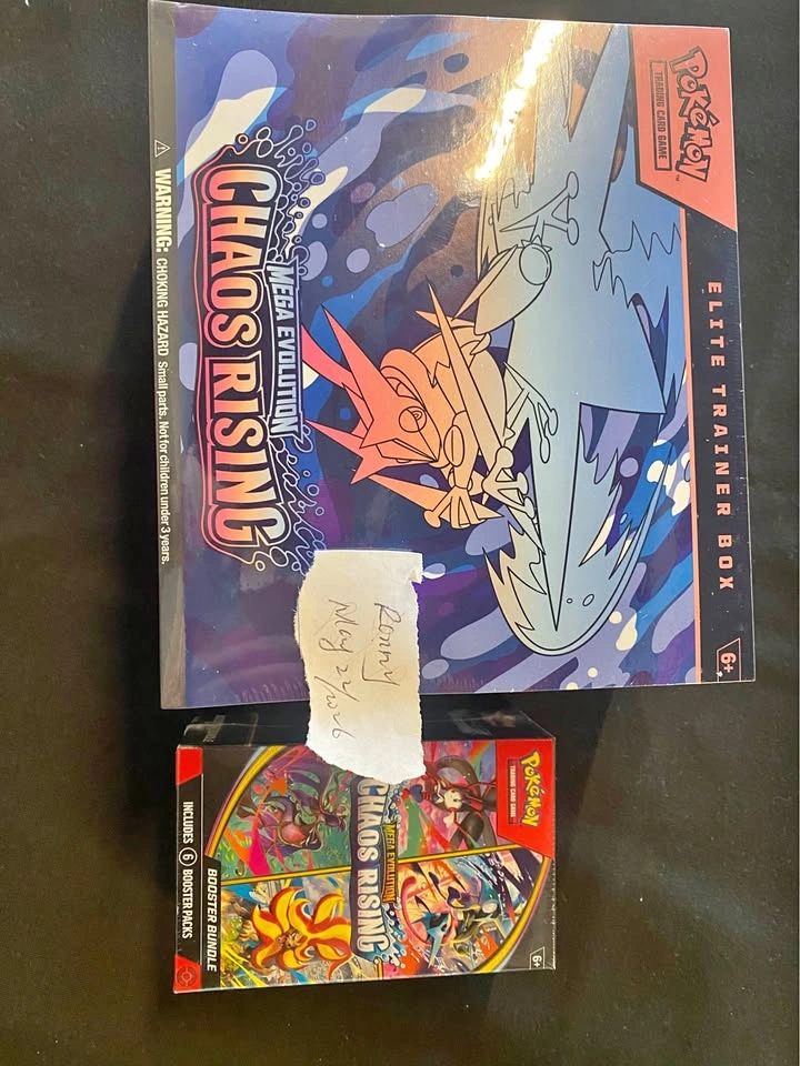 FS Pokemon Chaos Rising ETB, booster bundle- sealed and BNIB