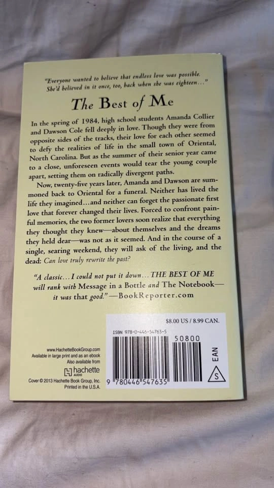 Nicholas Sparks Novels - The Best of Me, A Bend in the Road, The - photo 3