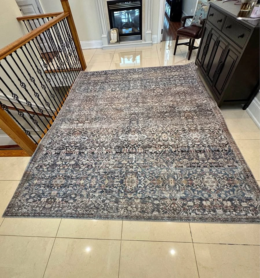 Chris Loves Julia x Loloi "Jules" Area Rug 8'6" x 11'6" Denim/Sp