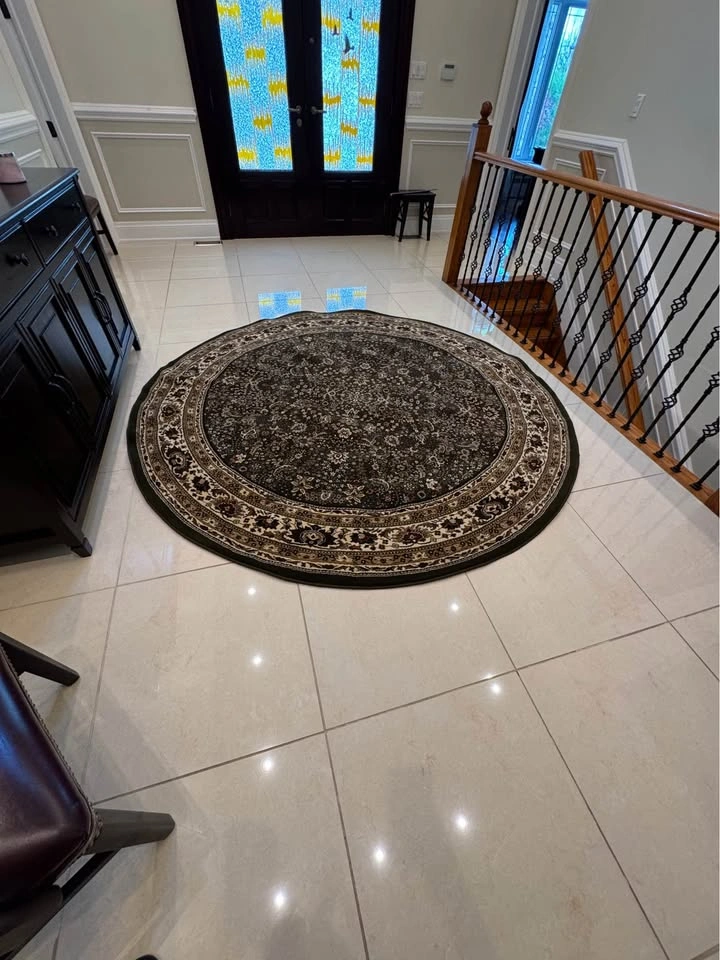 Oriental Weavers Ariana Round Area Rug 8' Dark Green/Beige/Burgu - photo 2
