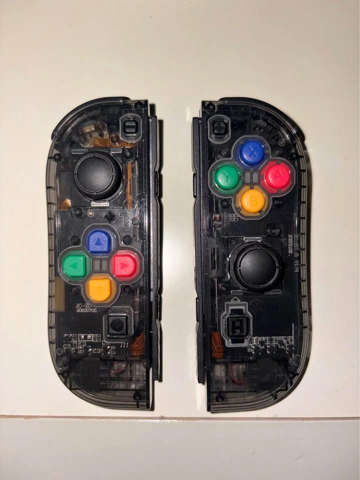 Clear Joy-Con Style Controllers for Nintendo Switch