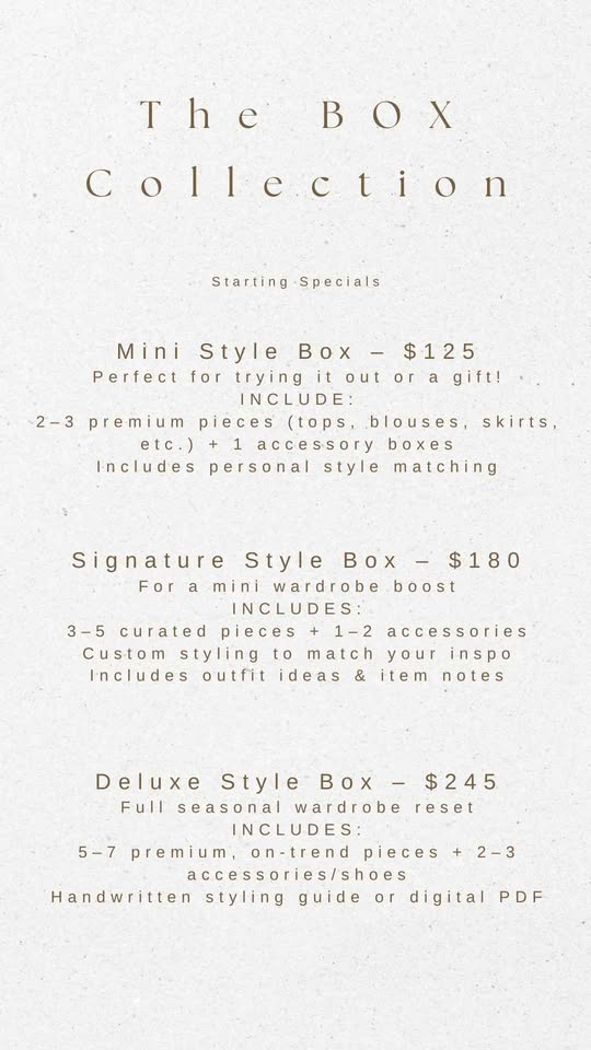 Personal Shopper Styling Box - photo 4