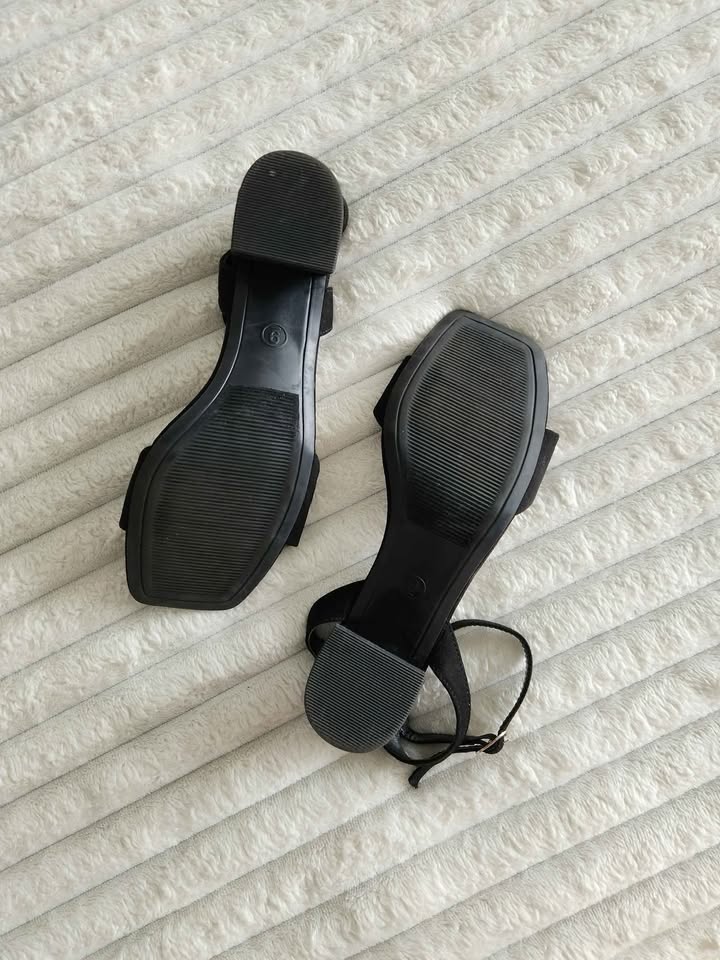 A new day Black Sandal Heels - photo 2