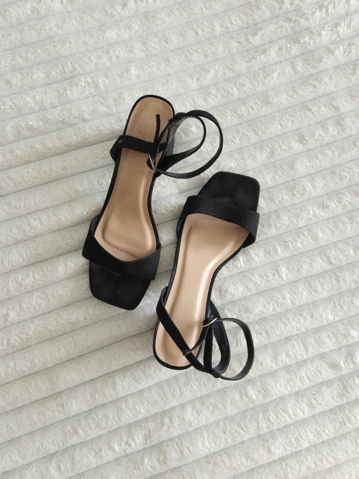 A new day Black Sandal Heels - photo 3