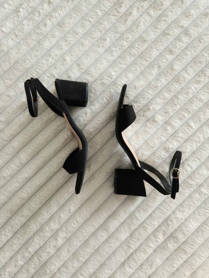 A new day Black Sandal Heels - photo 4