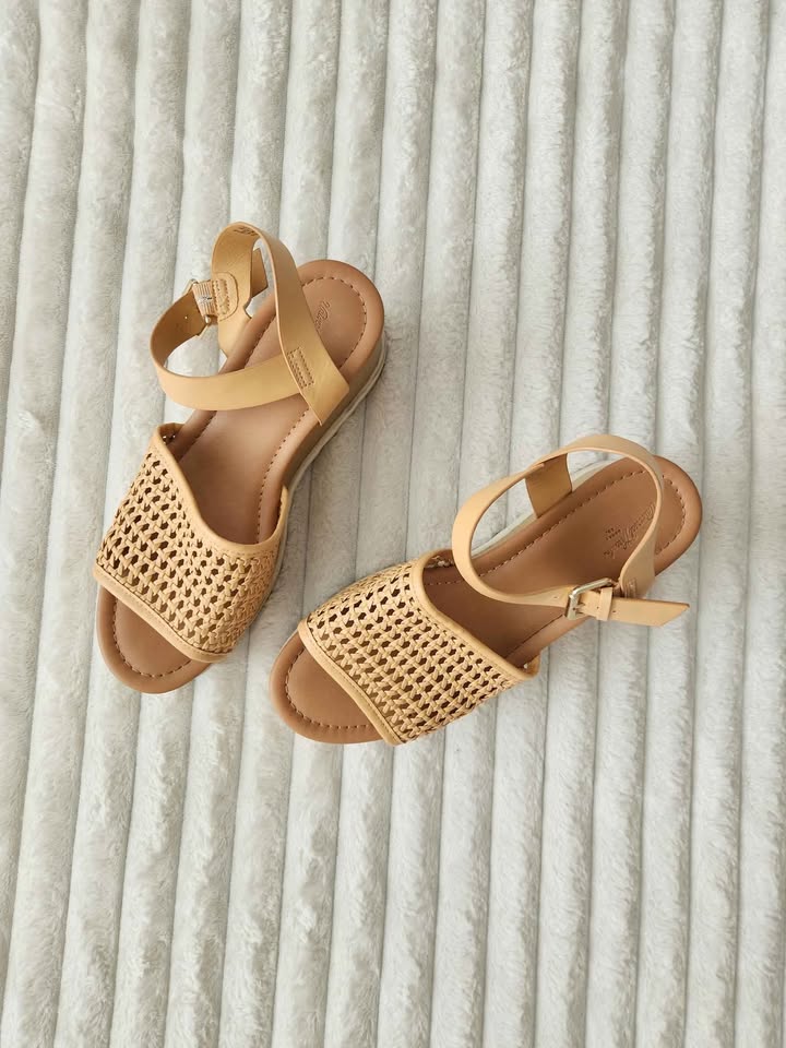 Tan & Cream Chunky Platform Espadrille Sandals - photo 4