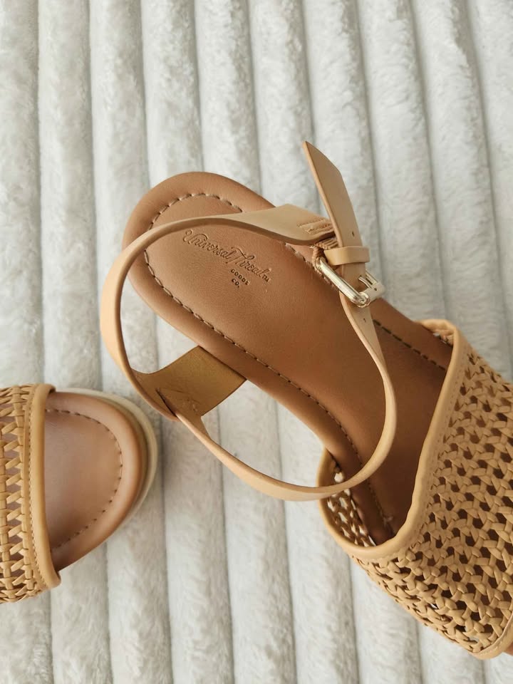 Tan & Cream Chunky Platform Espadrille Sandals - photo 5