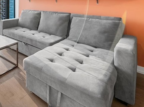 Structube Sectional Sofa-Bed w/ Storage (Interchangeable Chaise)