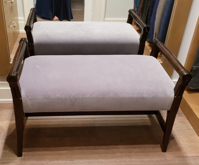 SOLID WOOD BEDROOM BENCH