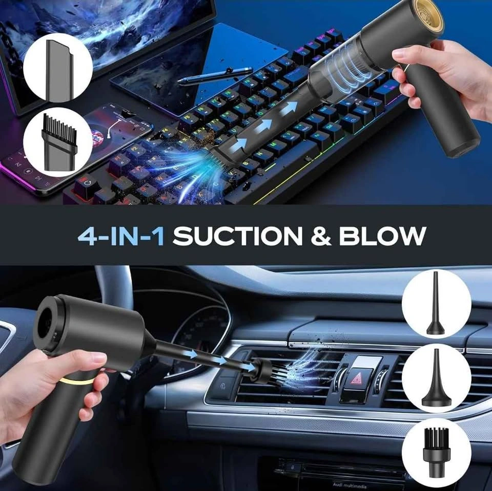BSRCO Car Vacuum Portable Cordless – 30Min Runtime, 15KPa Suctio - photo 3