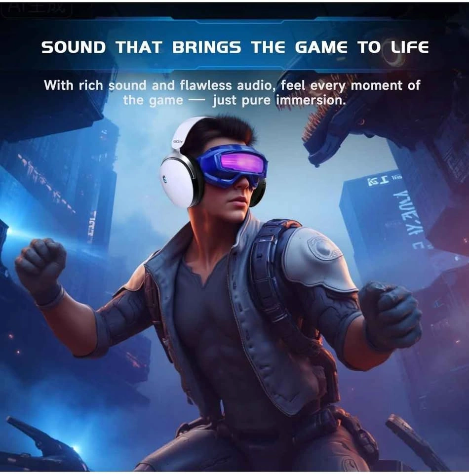 Acer 2.4GHz Wireless Gaming Headset for PS5, PC, Switch - photo 3