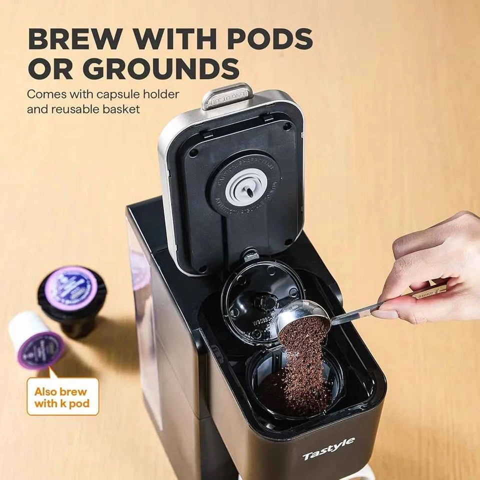 Tastyle Single Serve Coffee Maker, Iced and Hot Coffee Machine f - photo 3